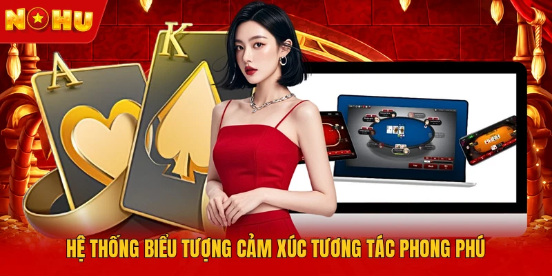 Hệ thống biểu tượng cảm xúc tương tác phong phú