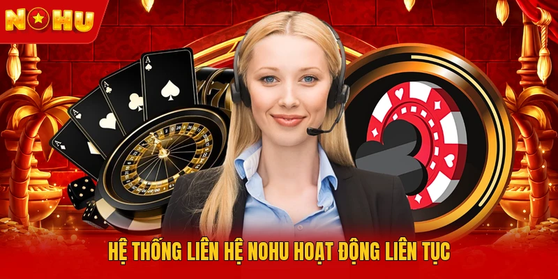 Hệ thống Liên hệ NOHU hoạt động liên tục